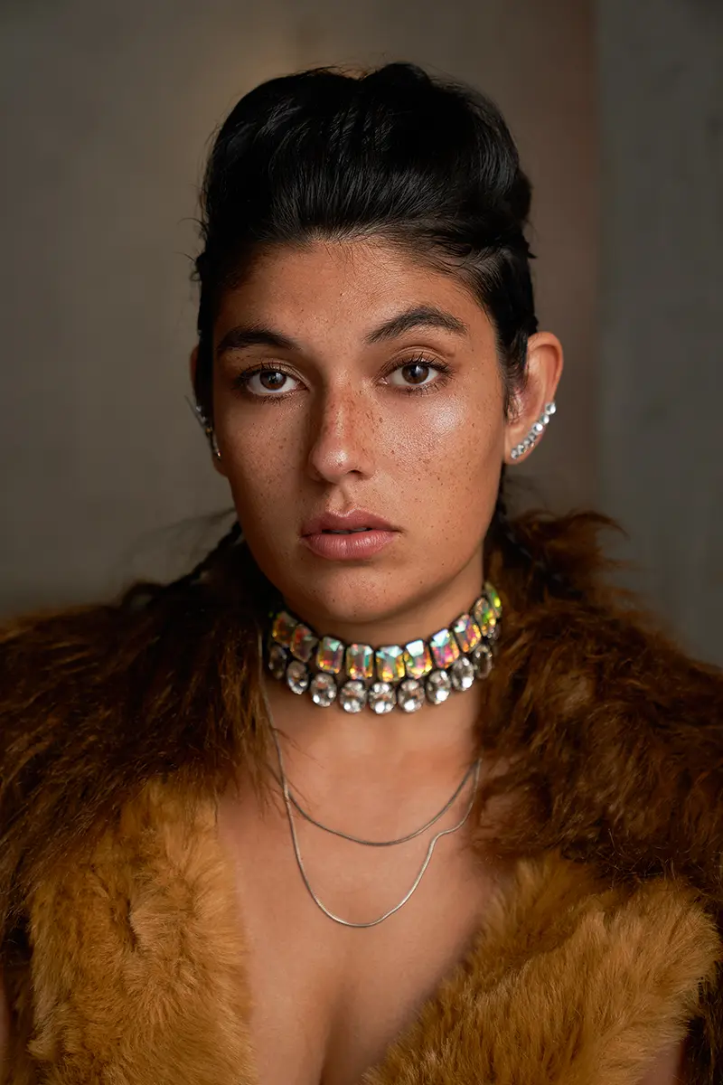 Editorial skin texture retouching sample 2