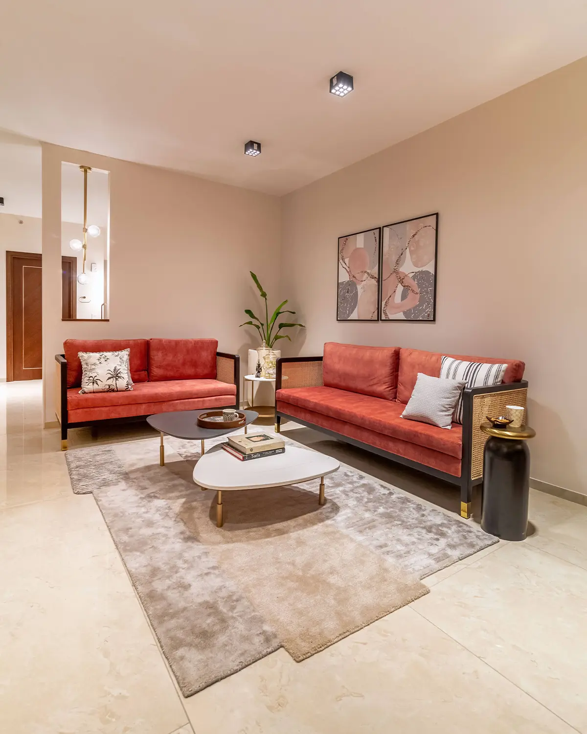 Interior design color correction